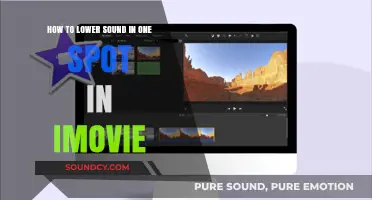 Lowering Sound in One Spot in iMovie: A Quick Guide