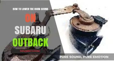 Quiet Your Subaru Outback: Simple Steps to Reduce Horn Volume