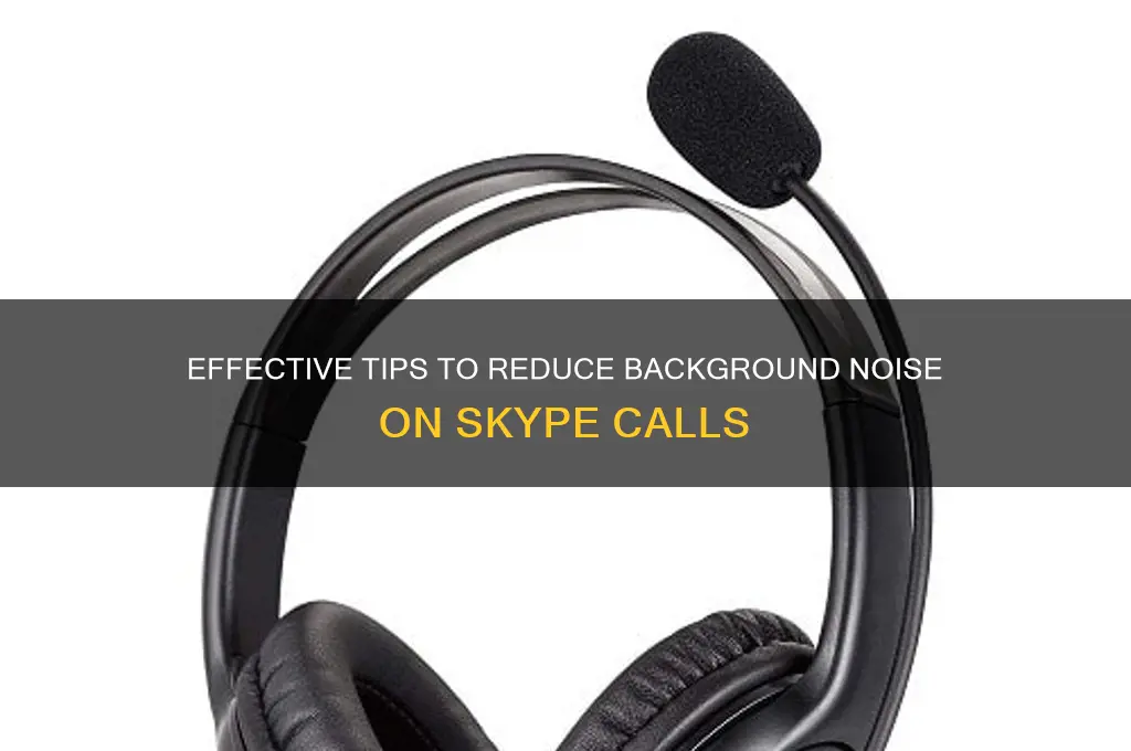 how to lower the sound of people on skype