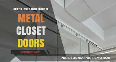 Silence the Clatter: Tips to Reduce Tinny Metal Closet Door Sounds
