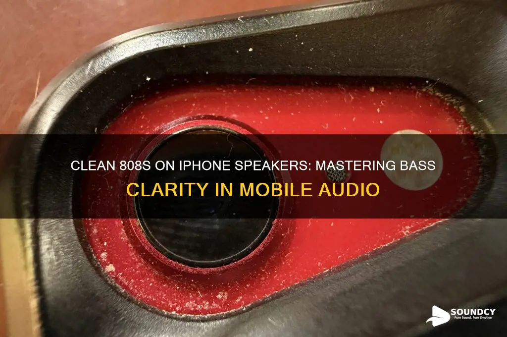 how to make 808s sound clean on ihpone speakersz
