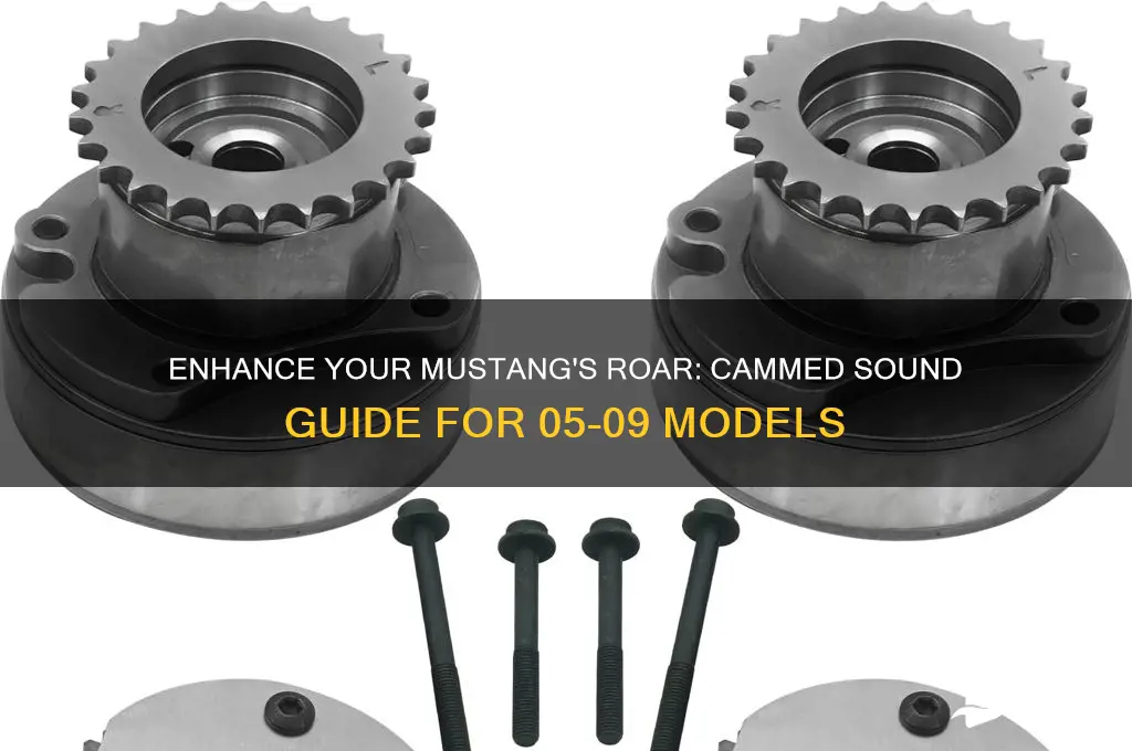 how to make a 05-09 mustang sound cammed