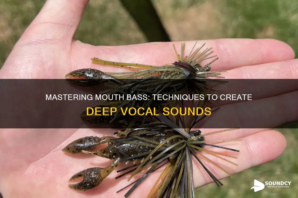 how to make a bass sound with your mouth