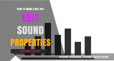 Quick Guide: Editing Sound Properties with a Bat File