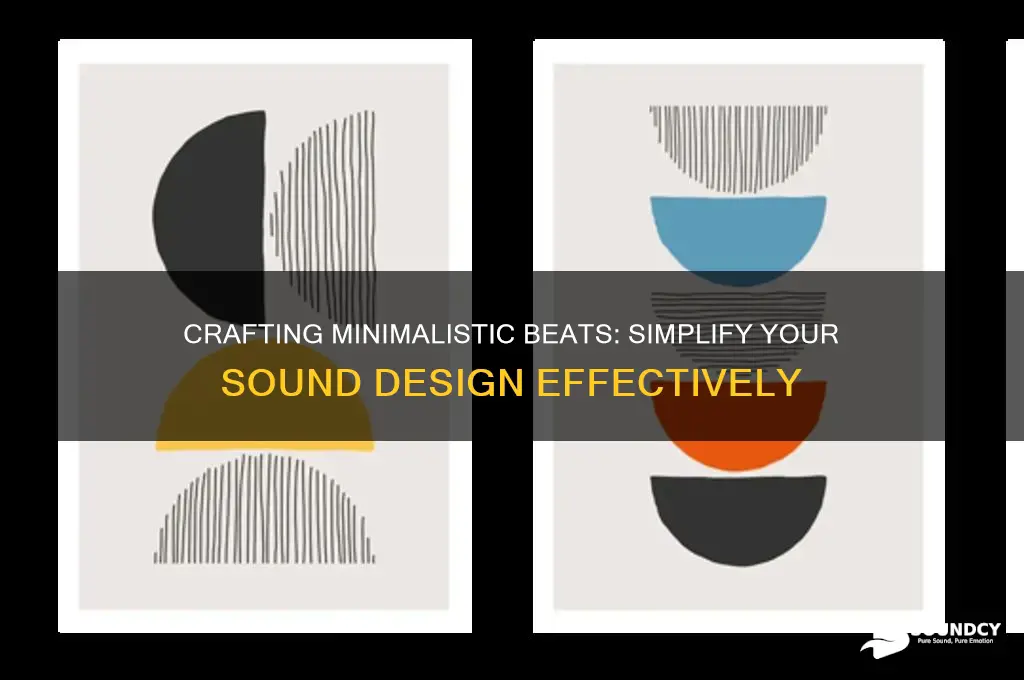 how to make a beat without too many sounds
