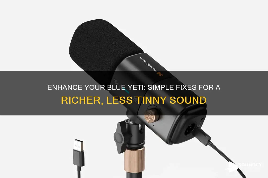 how to make a blue yeti sound less tinny