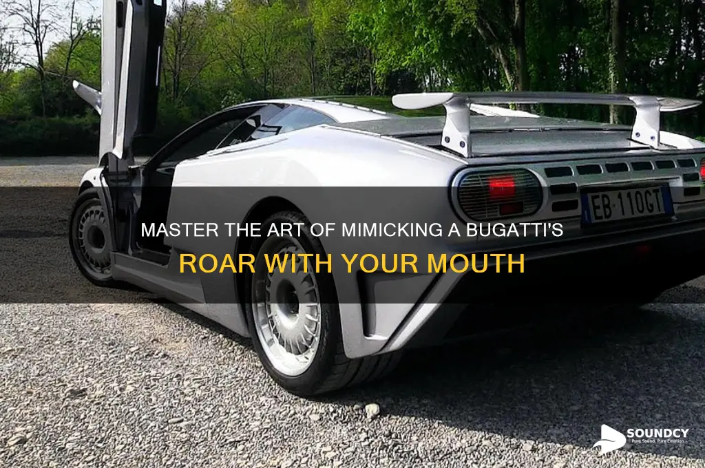 how to make a bugatti sound with your mouth