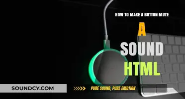 Mute Sounds with a Click: HTML Button Tutorial for Beginners