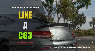 Transform Your C300's Exhaust Note to Match a C63's Roar