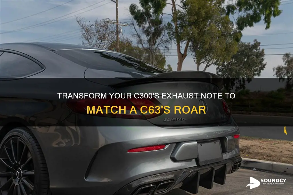 how to make a c300 sound like a c63