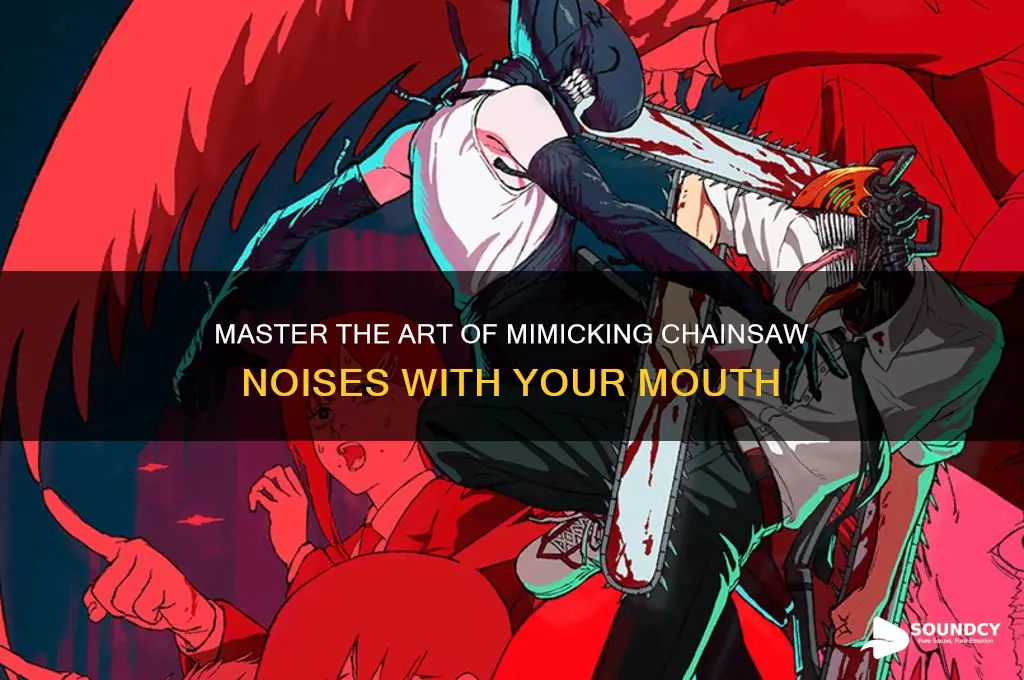 how to make a chainsaw sound with your mouth