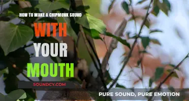 Master the Art of Mimicking Chipmunk Sounds Using Your Mouth