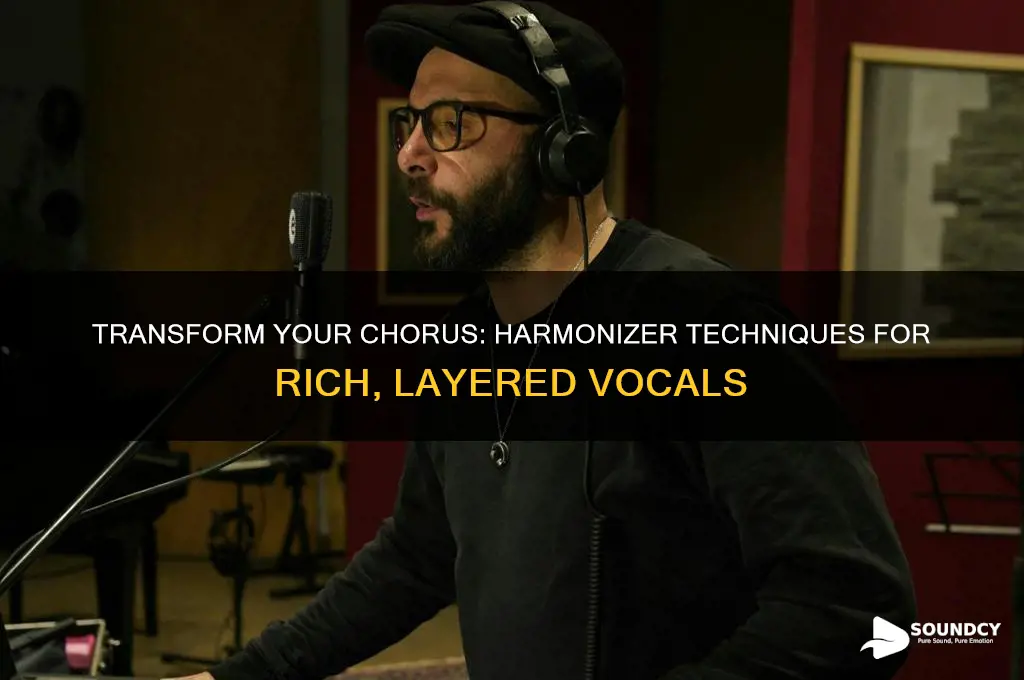 how to make a chorus sound like a harmonizer