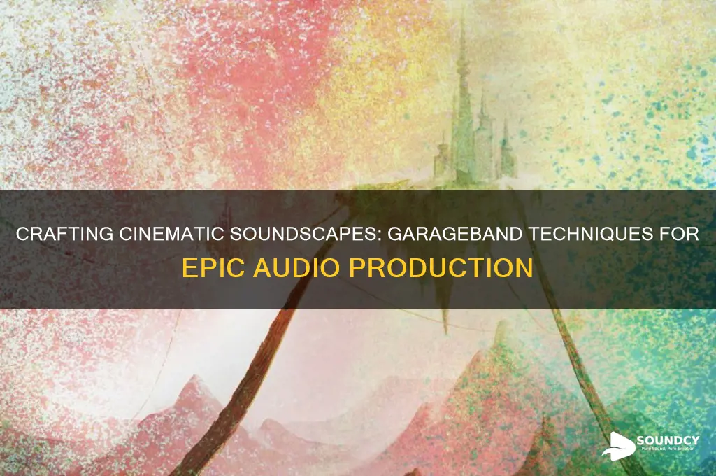 how to make a cinematic sound in garage band
