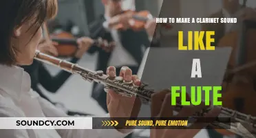 Transform Your Clarinet's Tone: Techniques to Mimic a Flute's Sound