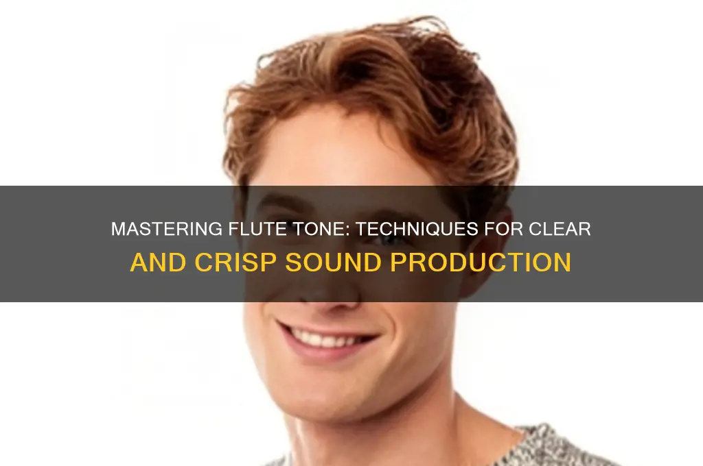 how to make a clear sound on the flute