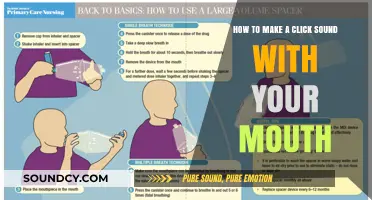 Master the Art of Creating a Crisp Click Sound with Your Mouth