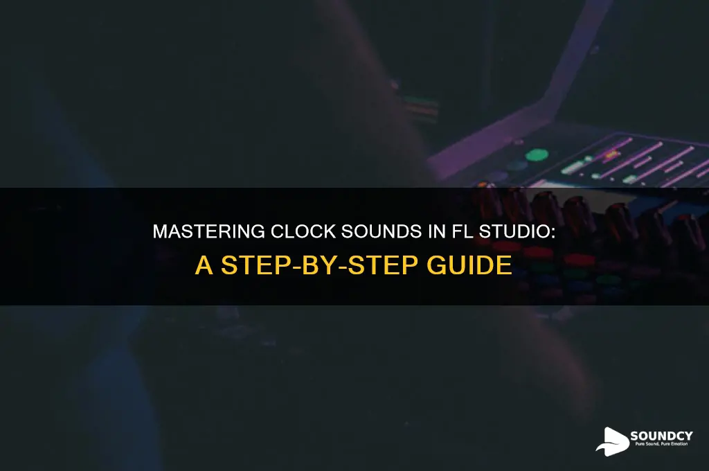 how to make a clock sound in fl studios