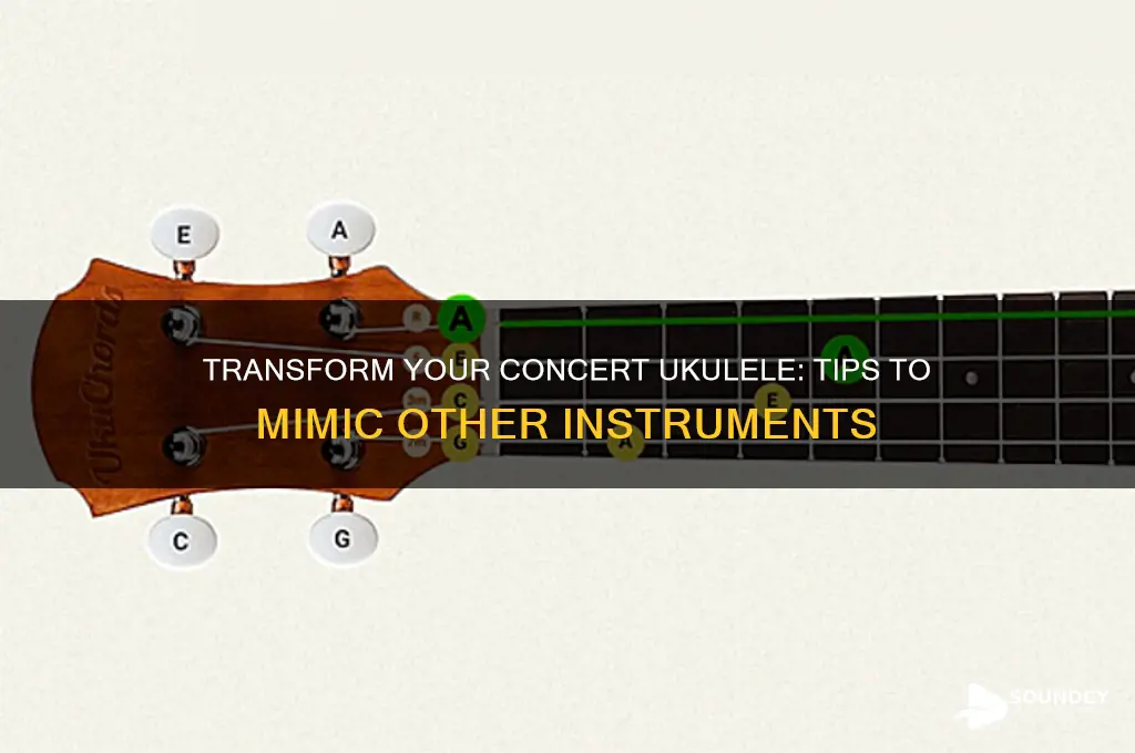 how to make a concert ukulele sound like a