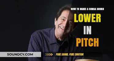 Lower Your Conga's Pitch: Simple Techniques for a Deeper Sound
