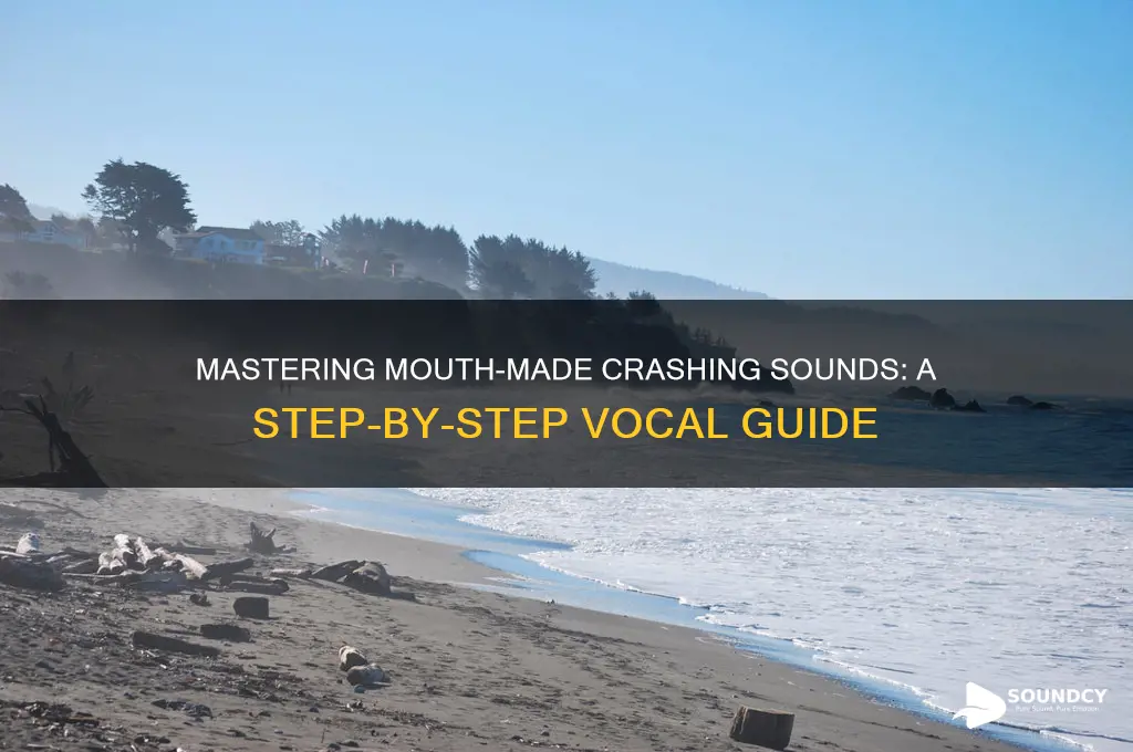 how to make a crashing sound with your mouth