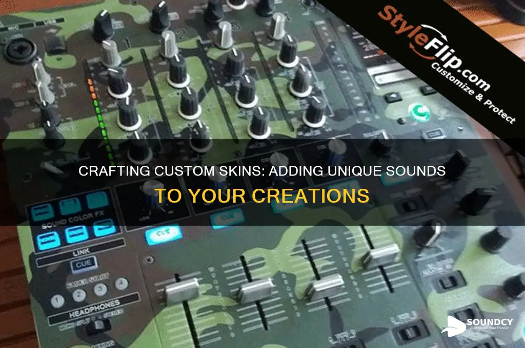 how to make a custom skin with new sounds