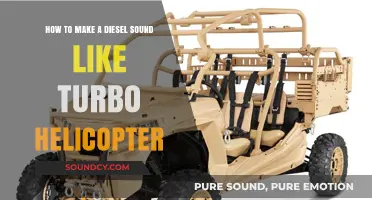 Transform Your Diesel Engine's Sound to Turbo Helicopter Roar: A Guide