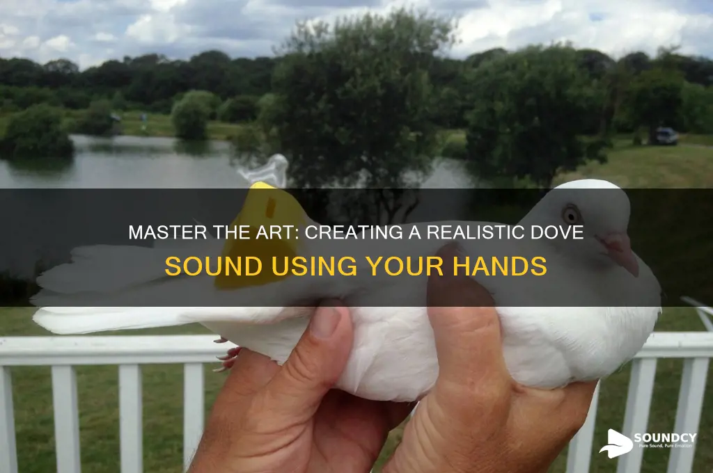 how to make a dove sound with your hands