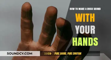 Master the Art: Create a Realistic Duck Quack Using Your Hands