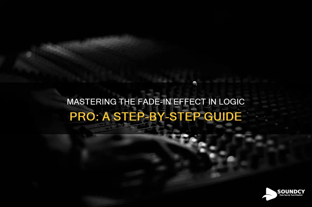 how to make a fade in sound logic pro