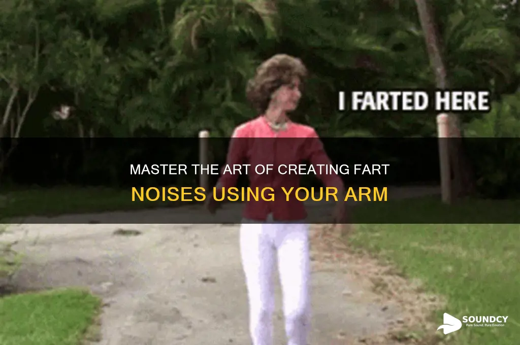 how to make a fart sound with your arm