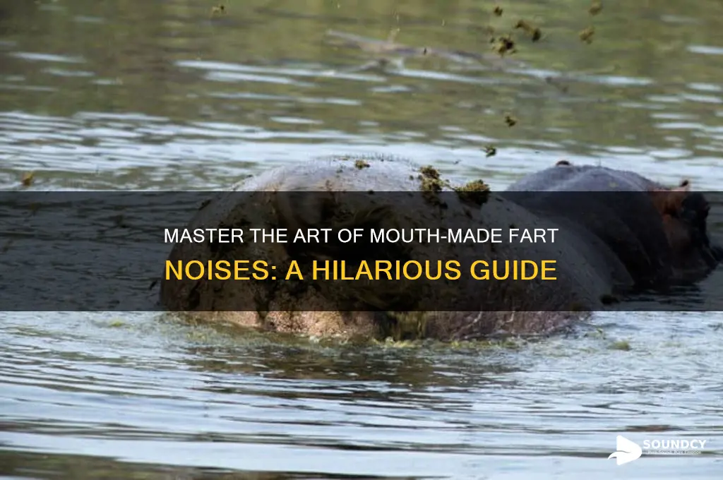 how to make a fart sound with your mouth