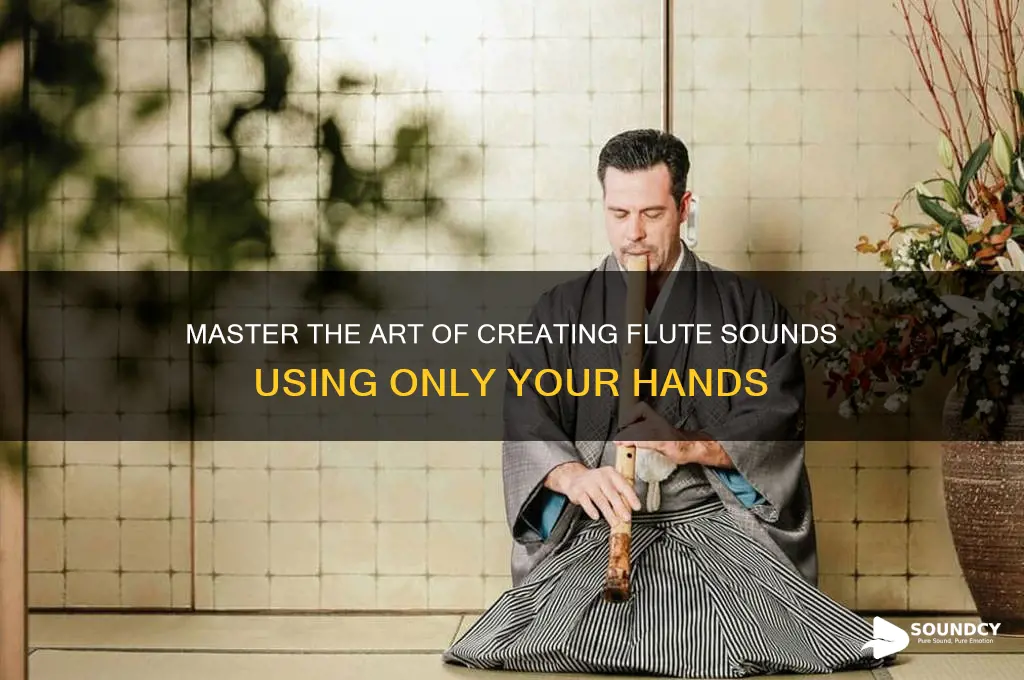 how to make a flute sound with your hands