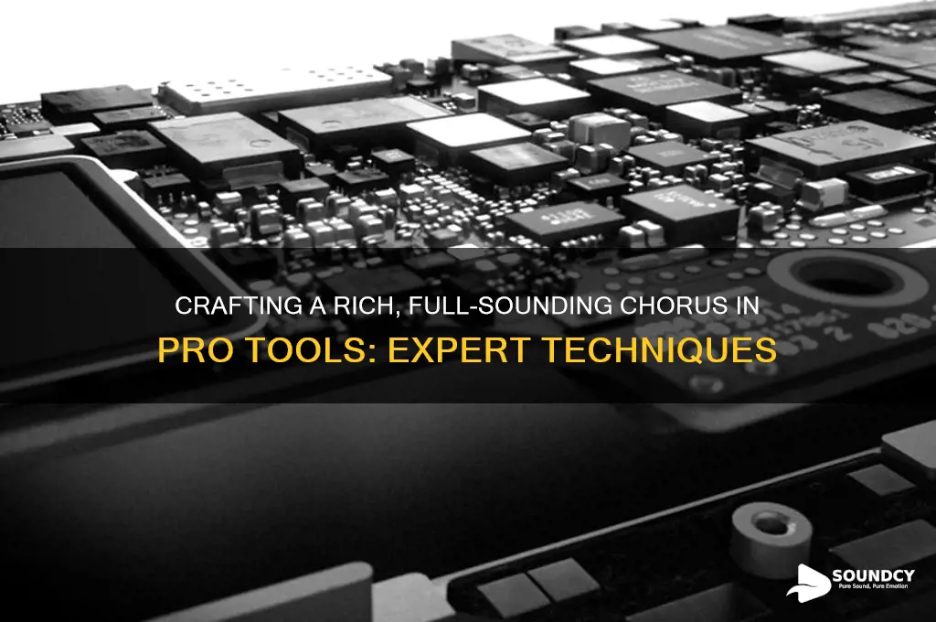 how to make a full sounding chorus pro tools