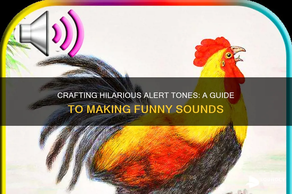how to make a funny sound you alert tone