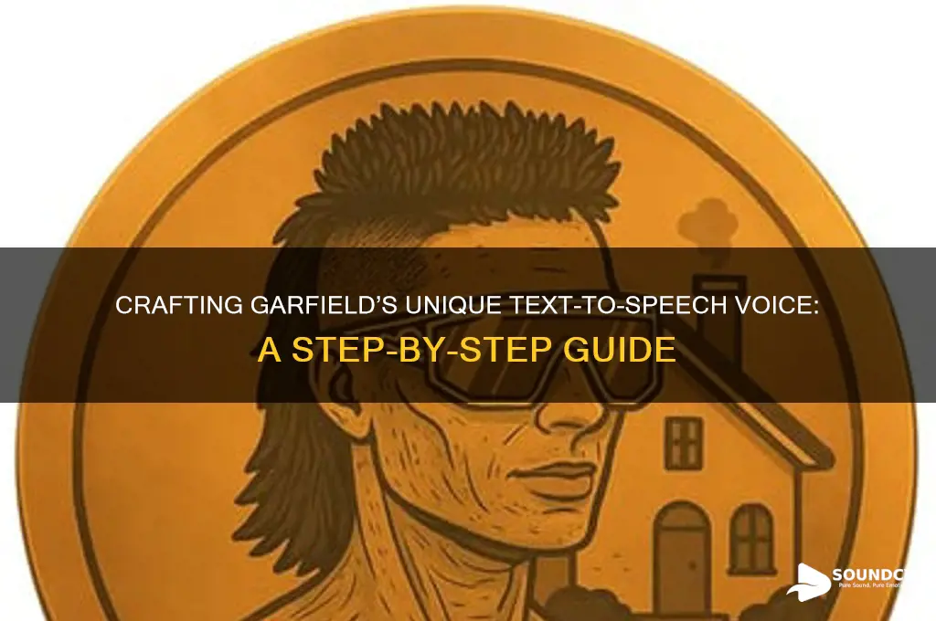 how to make a garfils text to speach sound