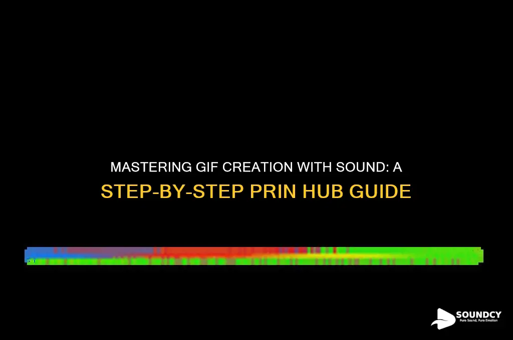 how to make a gif in prin hub sound