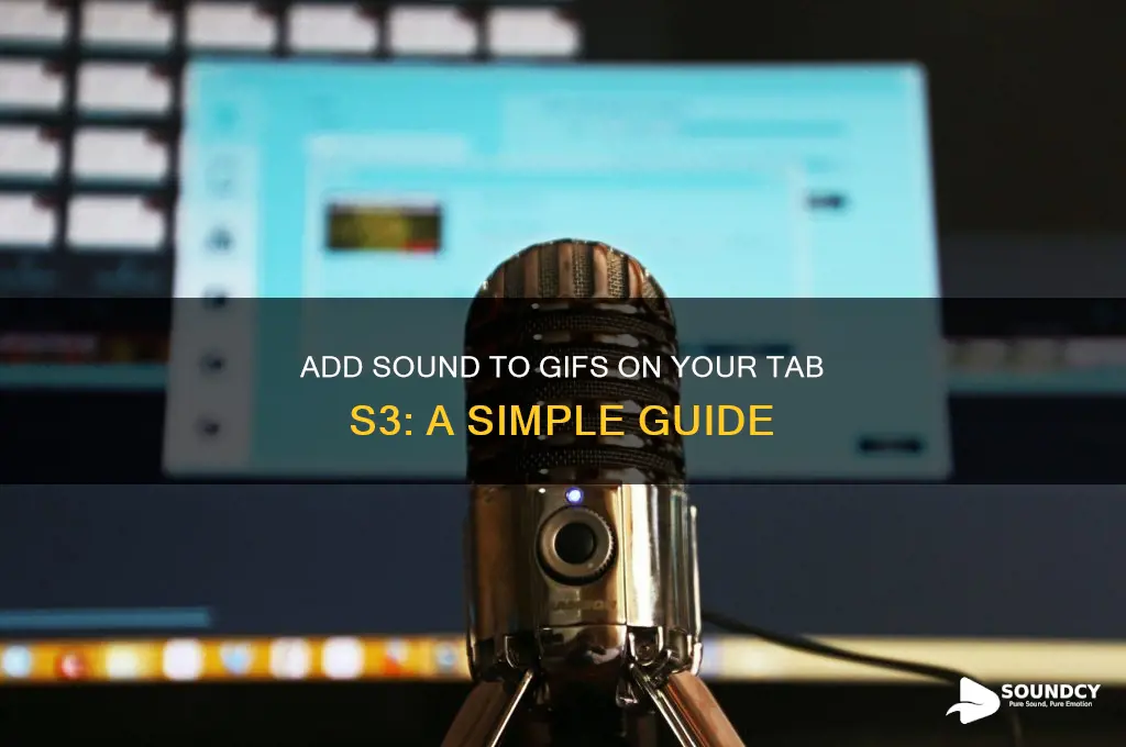 how to make a gif with sound tab s3