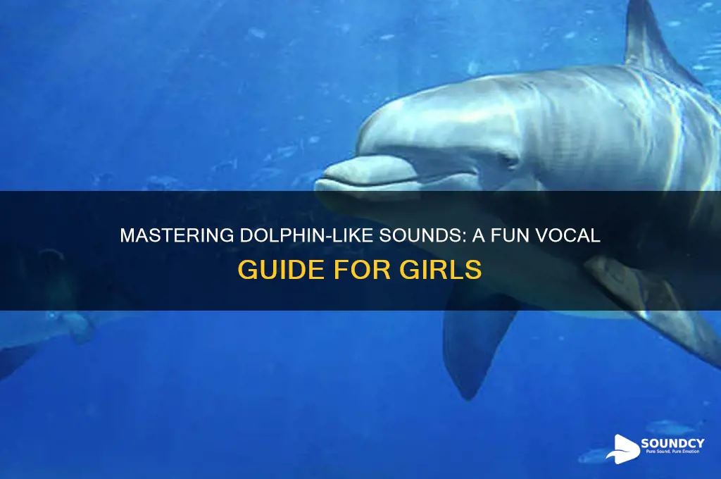 how to make a girl sound like a dolphin