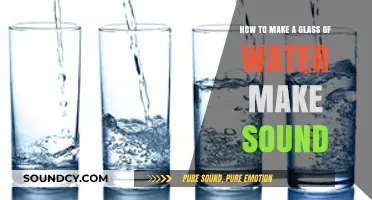 Unleash the Melody: Simple Tricks to Make Water Sing in a Glass