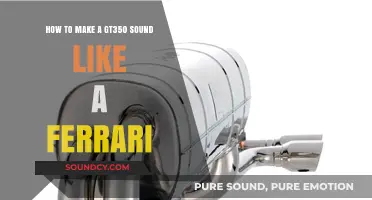 Transform Your GT350's Exhaust Note to Mimic Ferrari's Iconic Sound