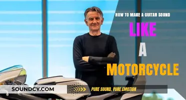Rev Up Your Riffs: Transforming Guitar Tones into Motorcycle Roars