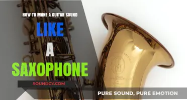 Transform Your Guitar Tone: Techniques to Emulate Saxophone Sounds