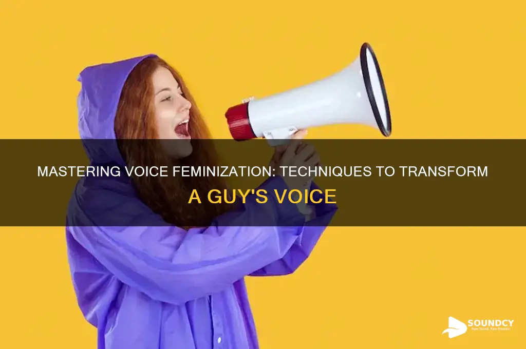 how to make a guy sound like a girl
