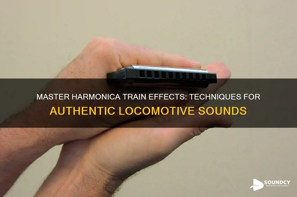 how to make a harmonica sound like a train