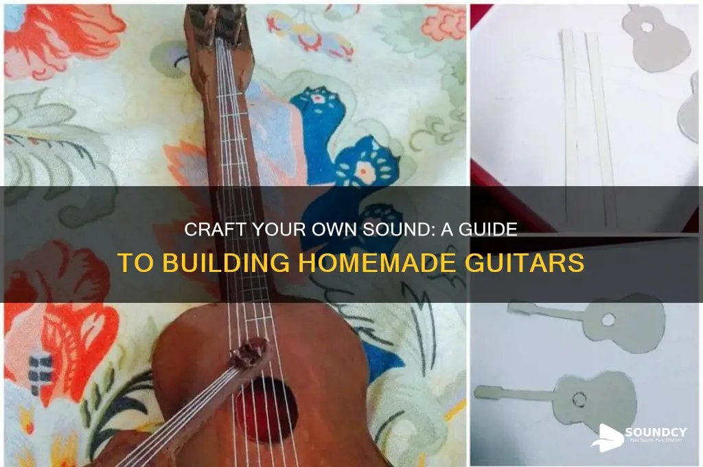 how to make a homemade guitar that makes sound