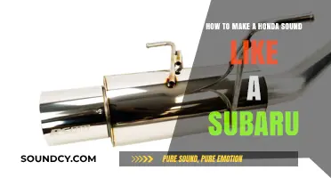 Transform Your Honda's Exhaust Note to Mimic Subaru's Signature Sound