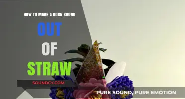 Crafting a Simple Straw Horn: DIY Sound-Making Guide