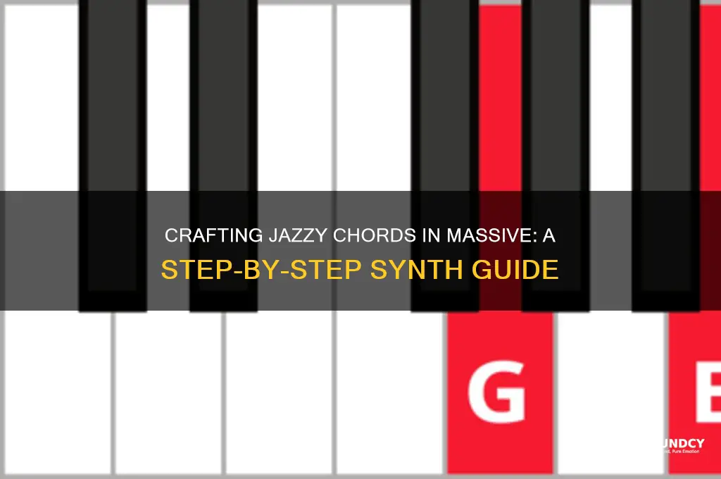 how to make a jazzy chord sound in massive
