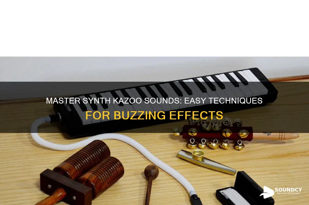 how to make a kazoo sound from a synth